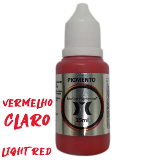 Pigmento Marilyn 15ml -  Vermelho Claro Light Red