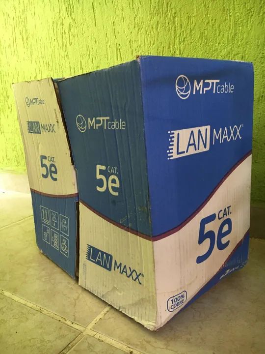 Cabo de Rede LAN MAXX CAT 5e - 305 Metros - Foto 2