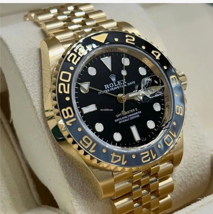 Relógio Rolex GMT Master II Todo Dourado AUTOMÁTICO  - Foto 4