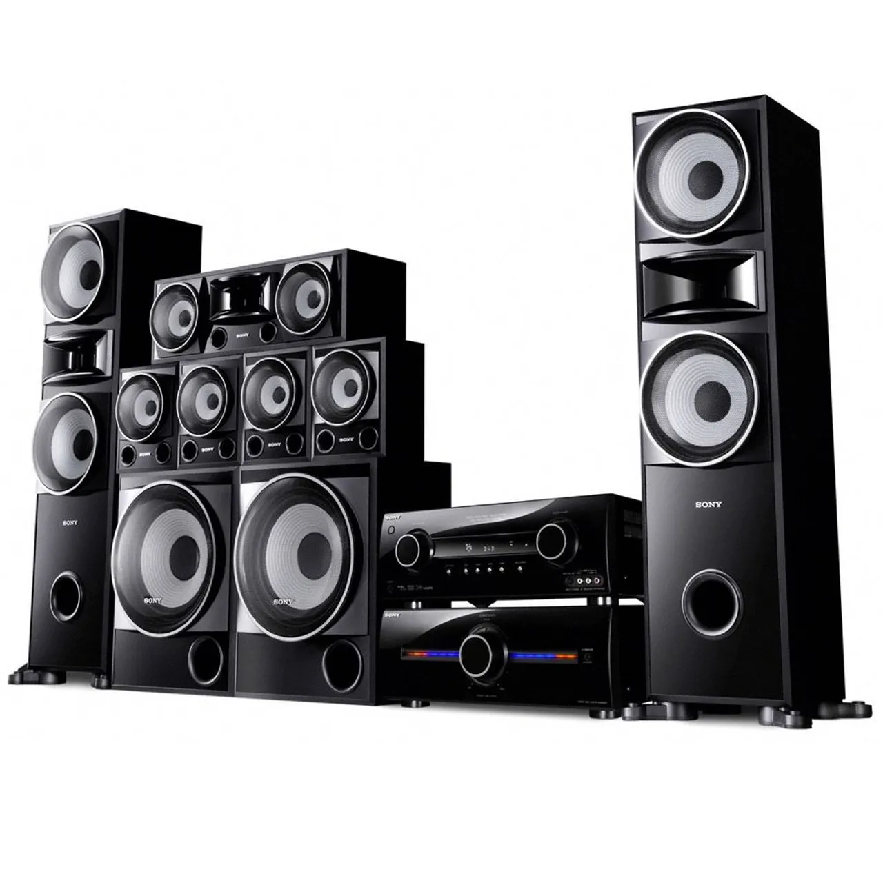 Home Theater Sony 7.2 Canais + Rack, feito para o aparelho
