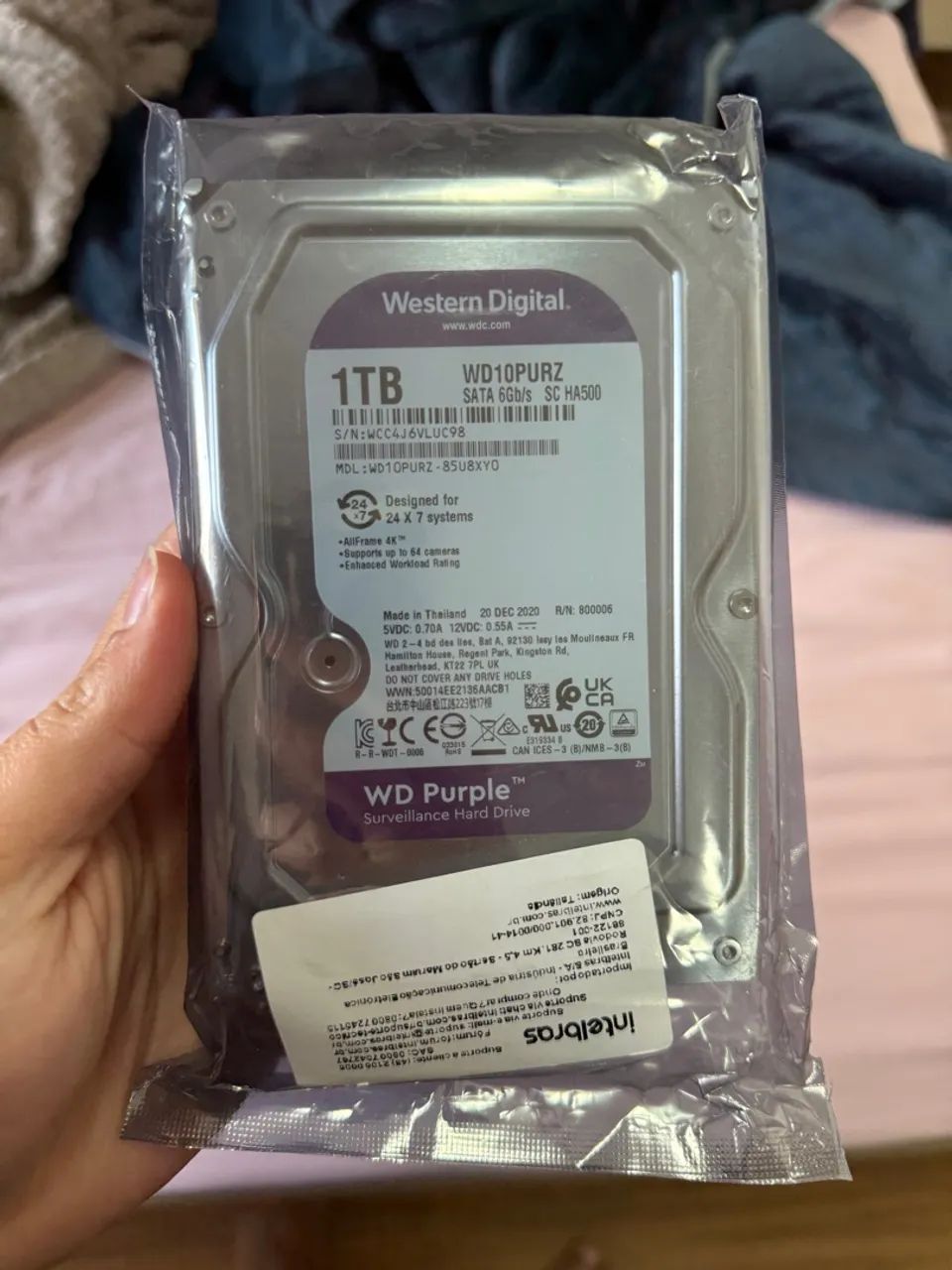 DVR Intelbras NVD 3108 + HD 1TB WD Purple - Pronto para uso!  - Foto 3