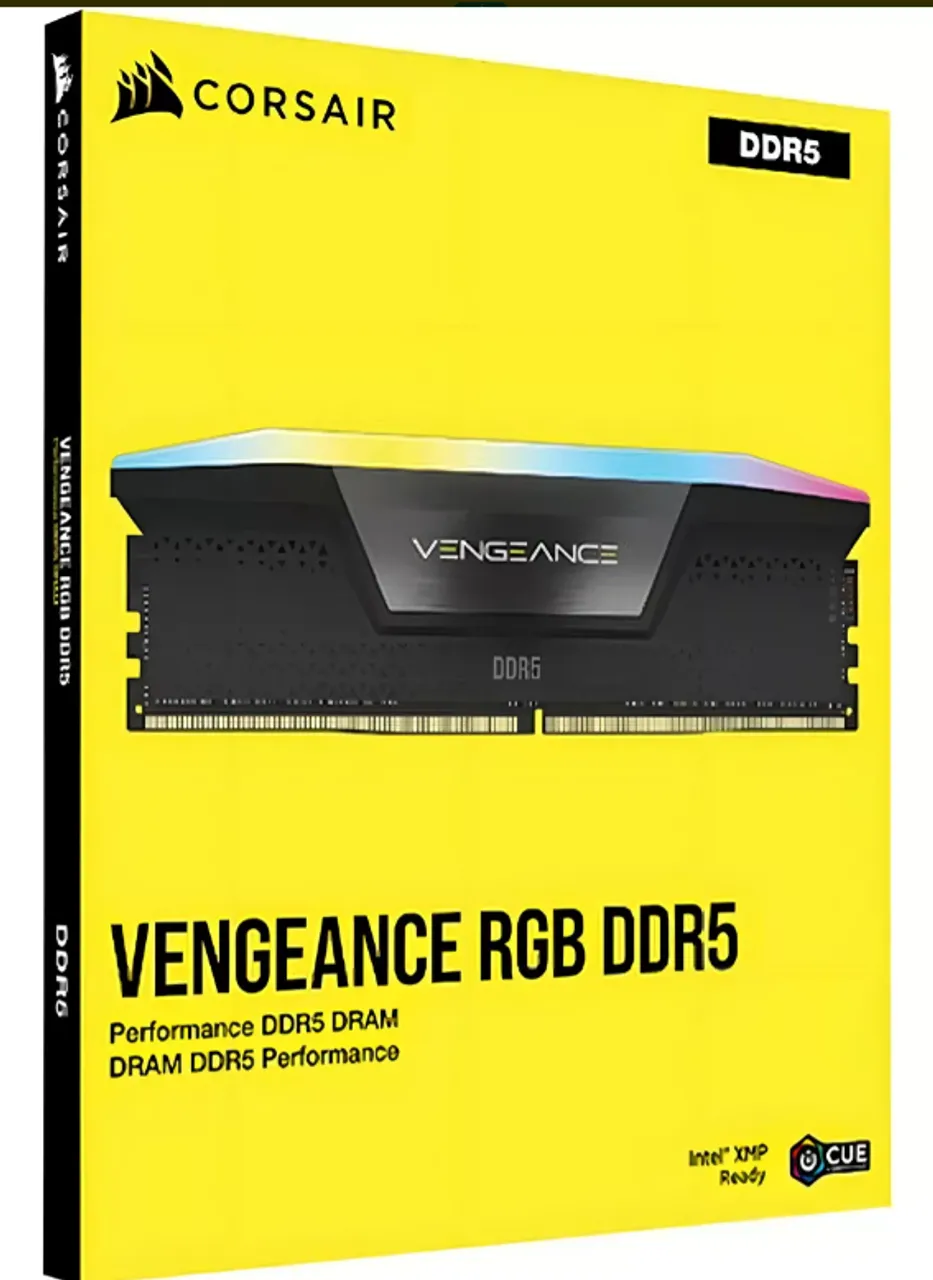 Memória Corsair Vengeance Rgb Ddr5 Ram 64gb (2x32gb) 6000mhz CL30