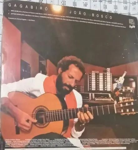 LP-João Bosco-Gagabirô-Ano-1985-Com encarte - Foto 2