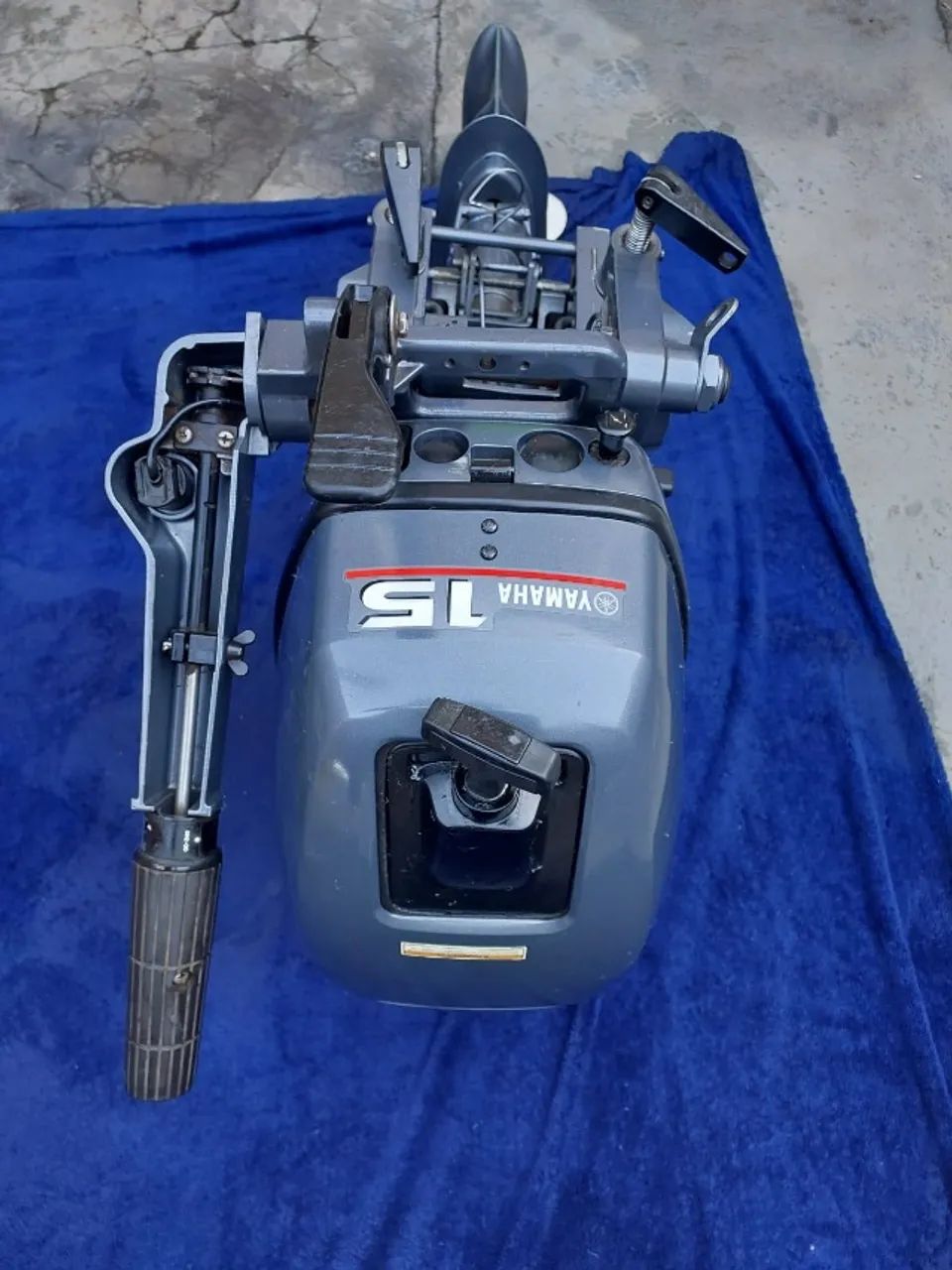 motor de popa yamaha 15 hp / nao aceito trocas / valor final /  - Foto 4