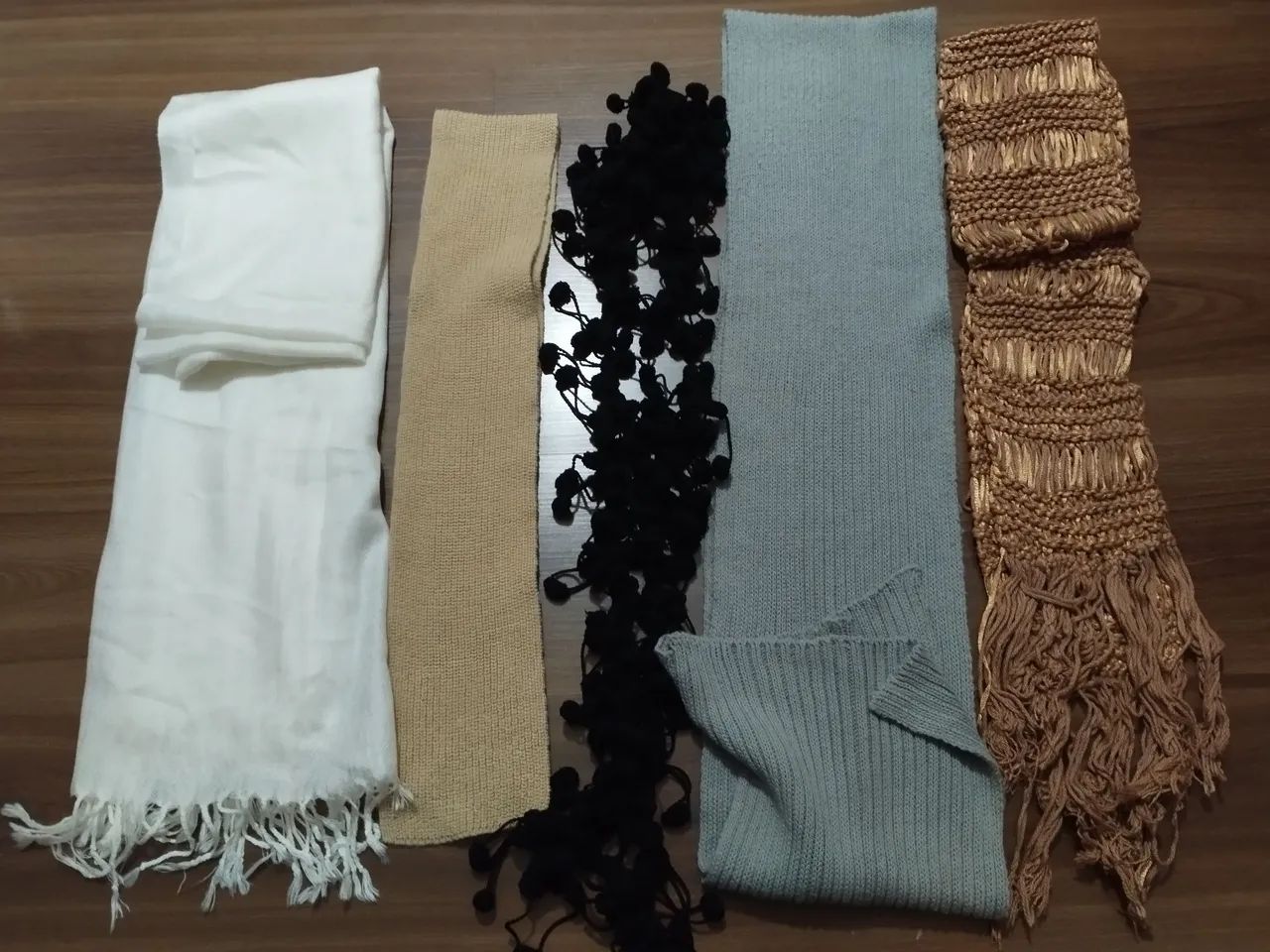 Kit de Lenços e Cachecóis Charmosos e Versáteis