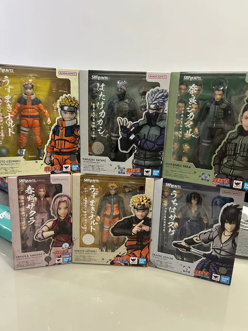 [LEIA O ANÚNCIO] Bandai|S.H.Figuarts - Naruto KidNarutoSakuraSasukeKakashiShikamaru