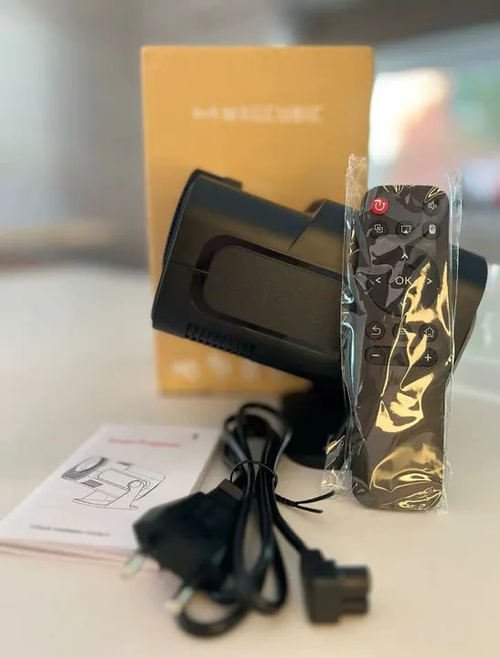 Projetor Smart HY 320 Mini Preto Original Android 13.0 Full 4K HD Bluetooth Wi-fi 6.0 - Foto 6