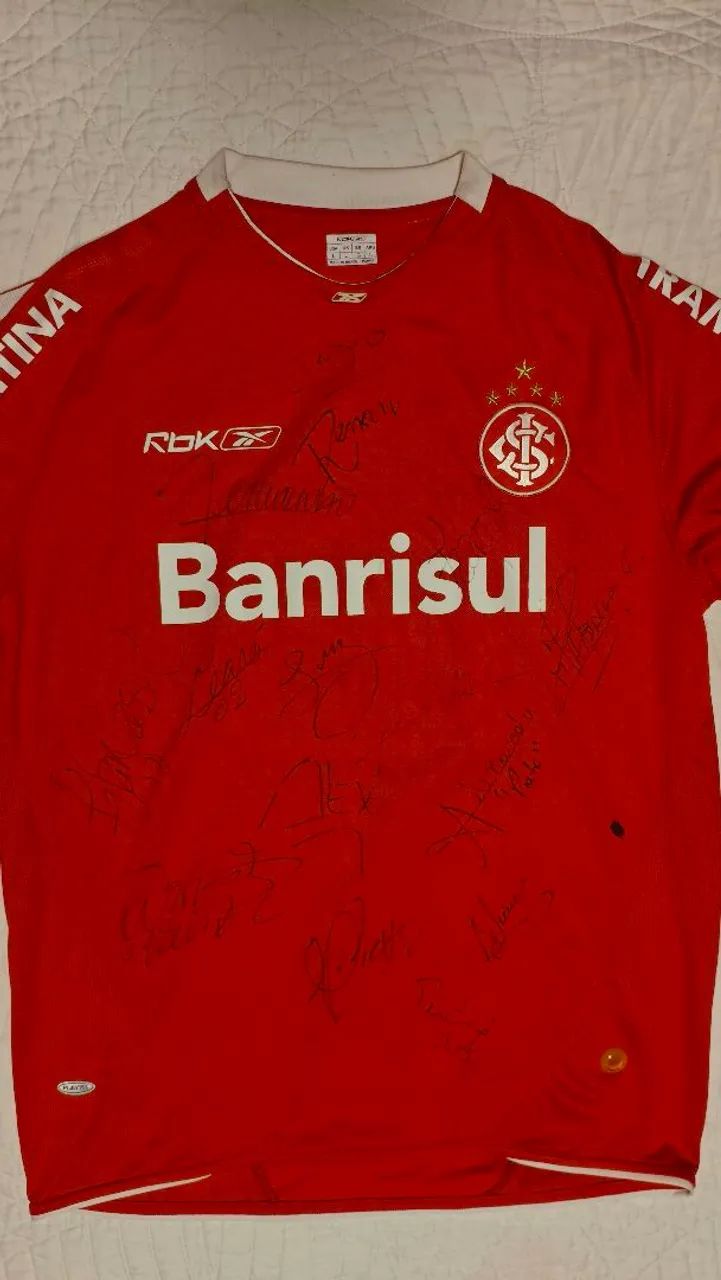 Camiseta Inter Autografada - Banrisul