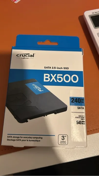SSD Crucial BX500 240GB SATA Lacrado