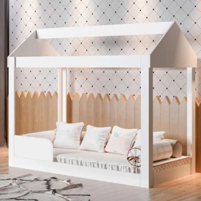 Cama Dakota Branca  (FAZEMOS ENTREGAS DF E ENTORNO)