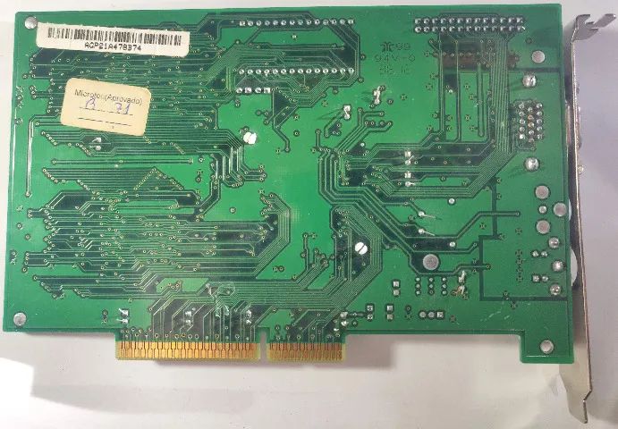 Placa de Video Antiga VGA AGP Vintage SIS 6326A GI 8MB Raridade - Foto 2