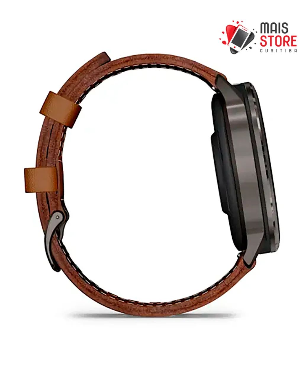 Relógio Garmin Venu 4 -45 MM - Slate/Brown (010-03013-02) + Pulseira -NovoLacrado - Foto 3