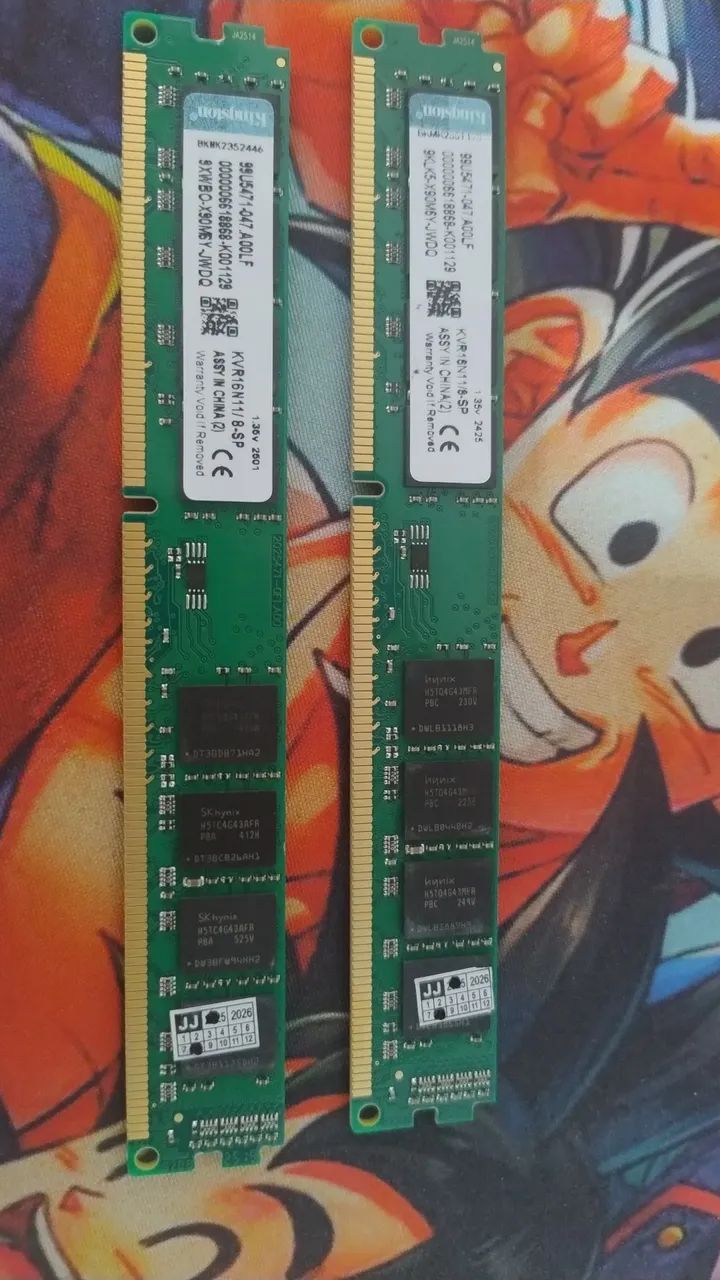 Memória RAM DDR3 16 GB
