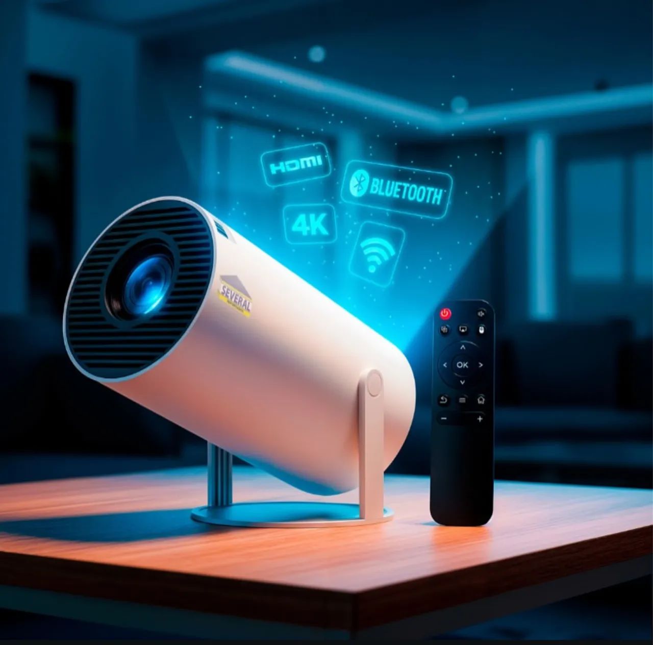 Projetor smart tecnologia e cinema para sua casa Entregamos 