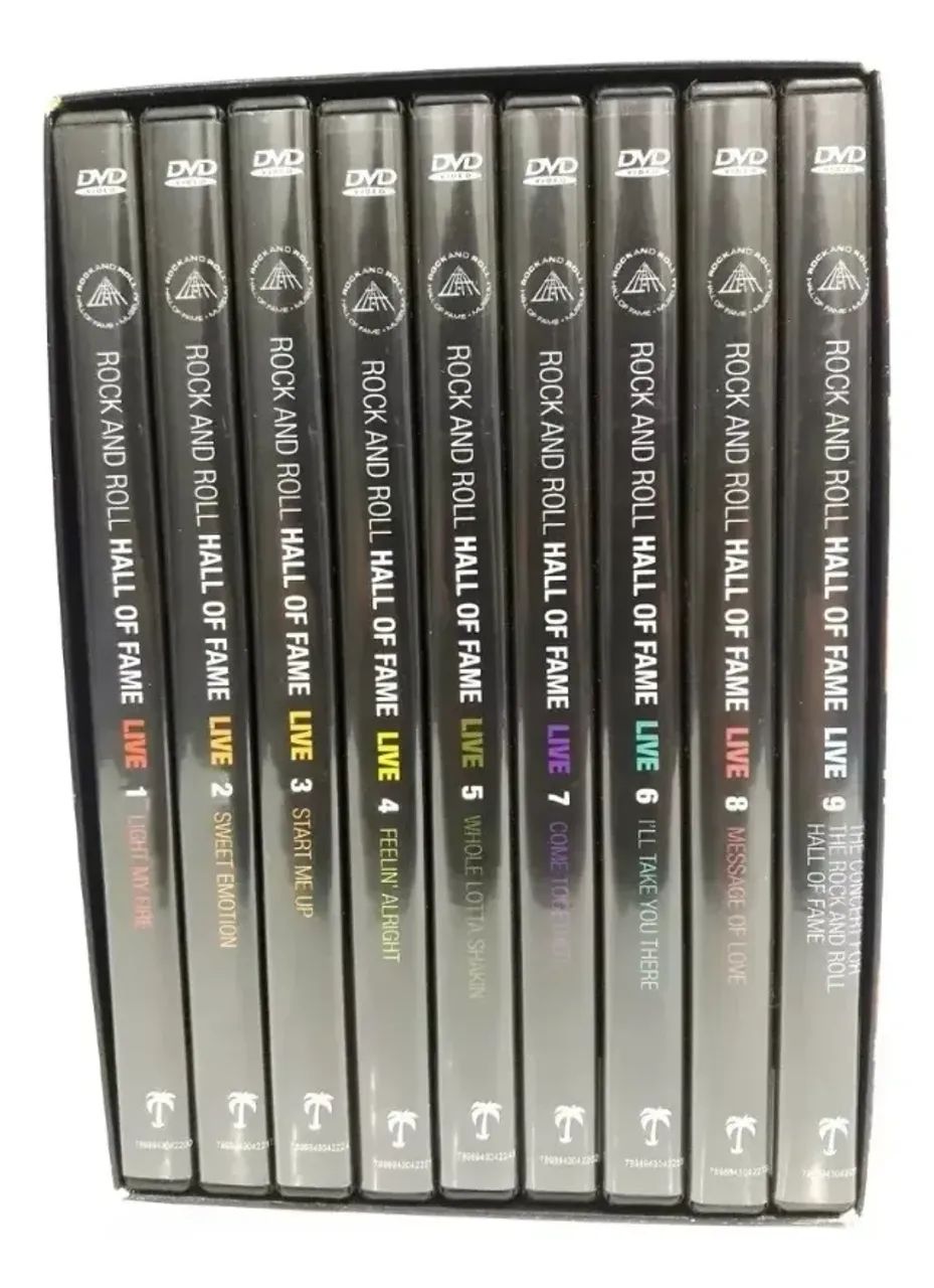 ROCK AND ROLL HALL ｏｆ FAME LIVE DVD Amazon.com: Rock and Roll Hall of Fame Live 9-DVD Set