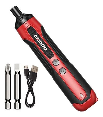 Parafusadeira Elétrica Recarregável com 2 Bits
