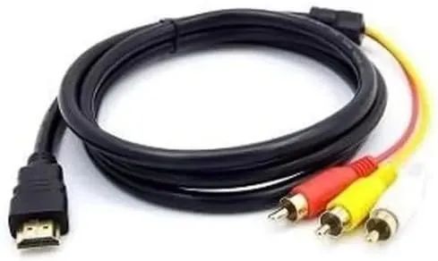 Cabo Hdmi Para 3 Rca 1.5M Lelong LE-6616 - Foto 2