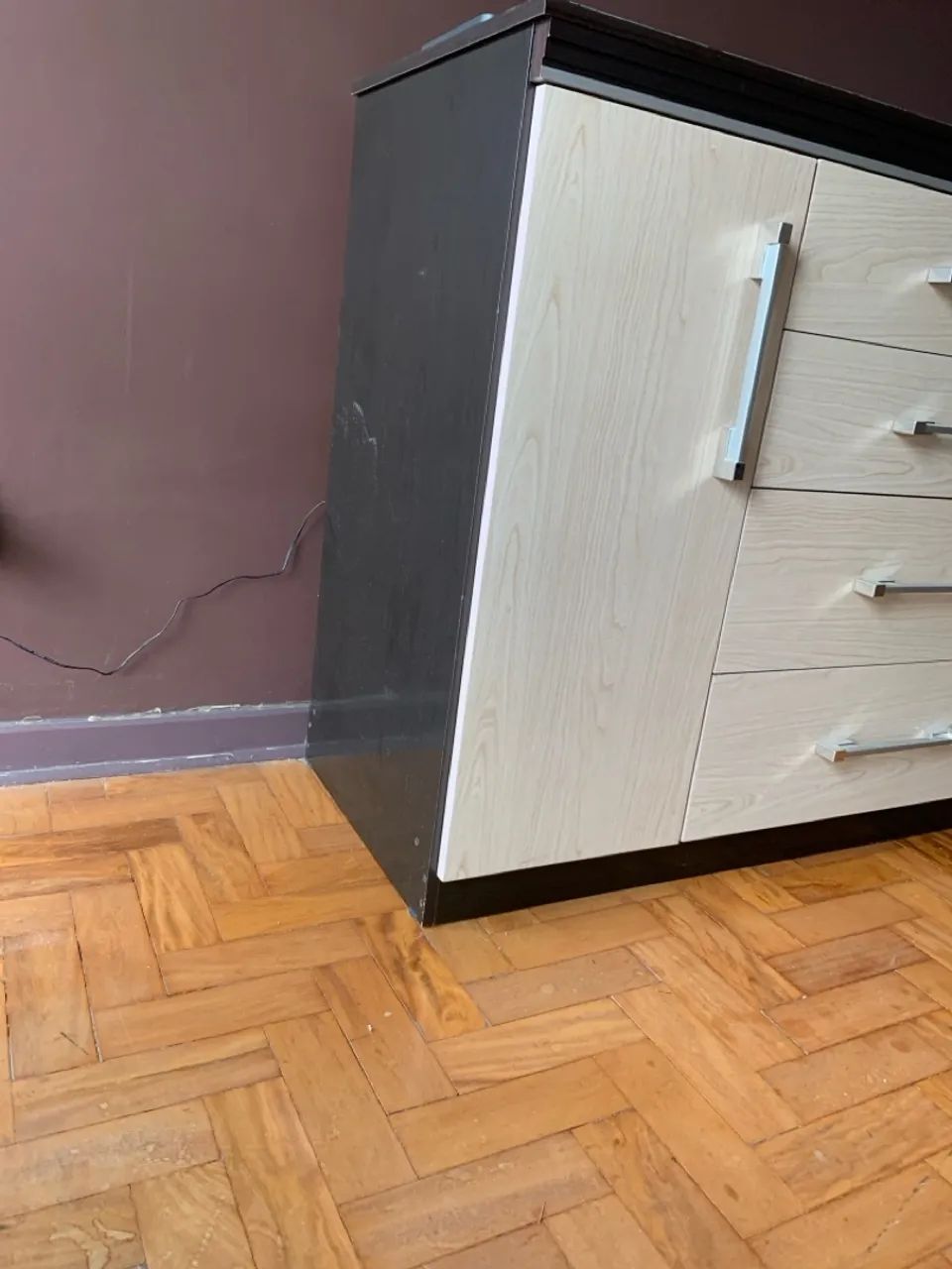 Rack de madeira com 4 gavetas - Foto 2