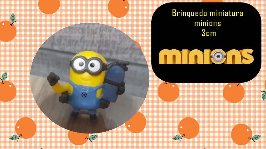 Brinquedo miniatura minions