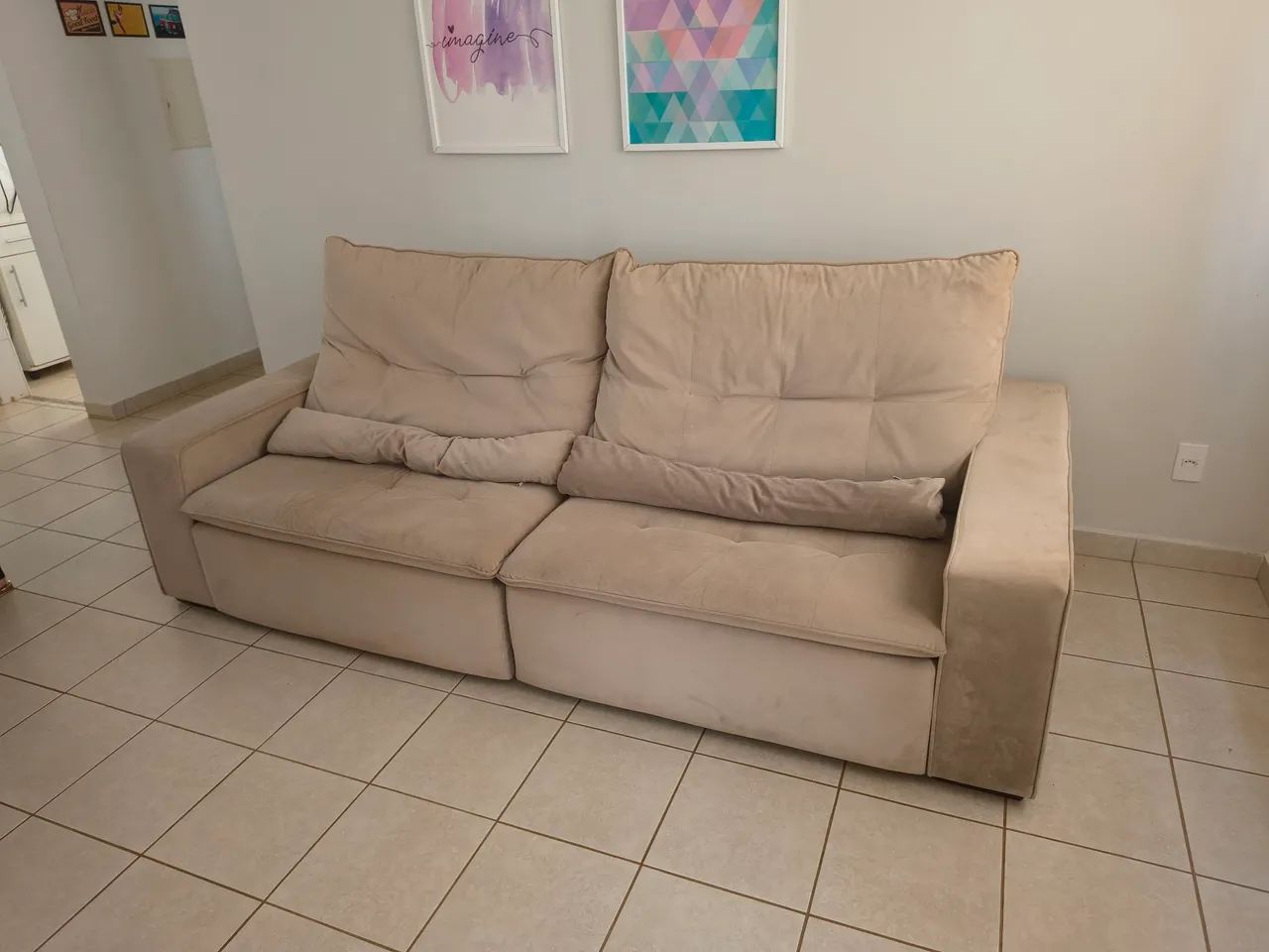 Lindo Sofá 4 lugares 64573825347585120