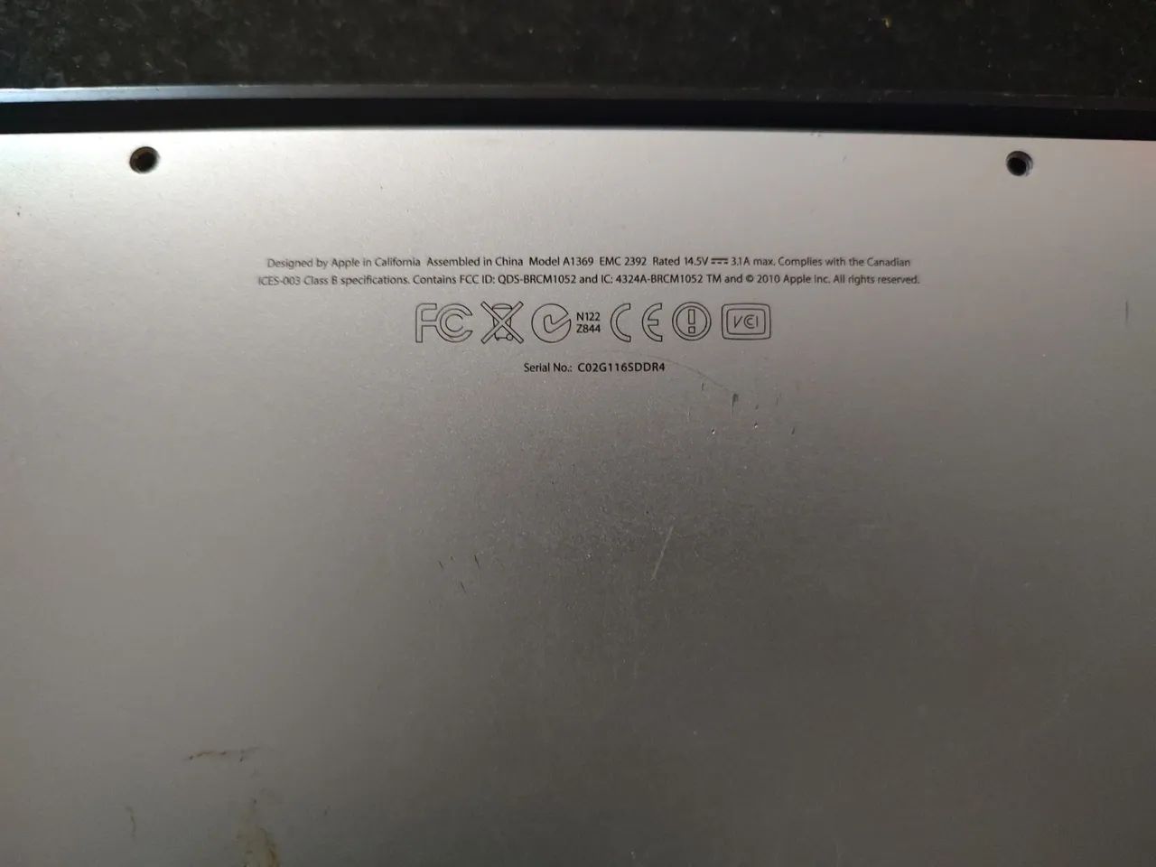 Notebook MacBook Air sem carregador, sem testar64308004824578121