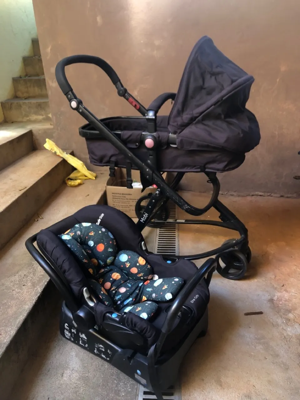 Carrinho Travel System Mobi + Bebê Conforto One-Safe
