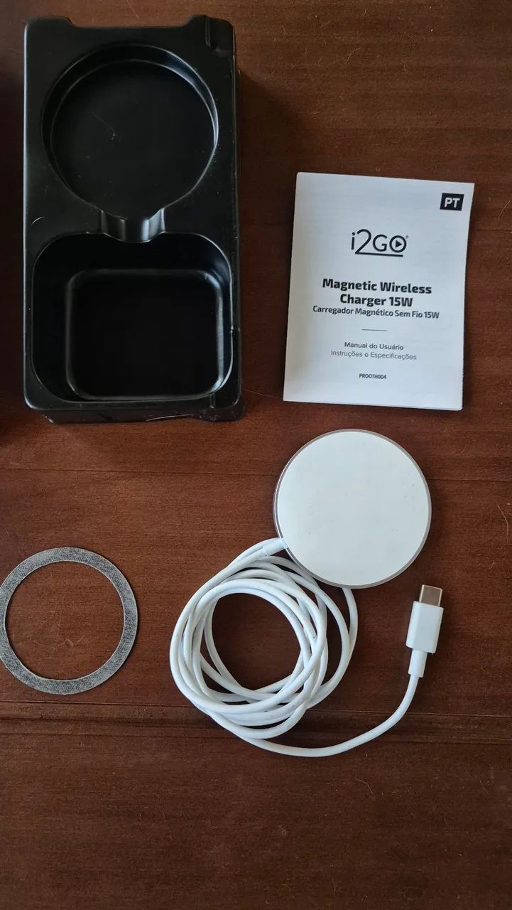 Carregador indução Magnético 15W i2GO - Foto 2