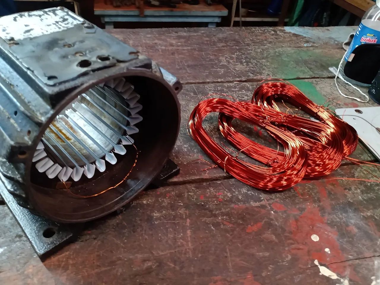 REBOBINAMENTO, QUADROS E REFORMA DE MÁQUINAS E MOTORES ELETRICOS  - Foto 3