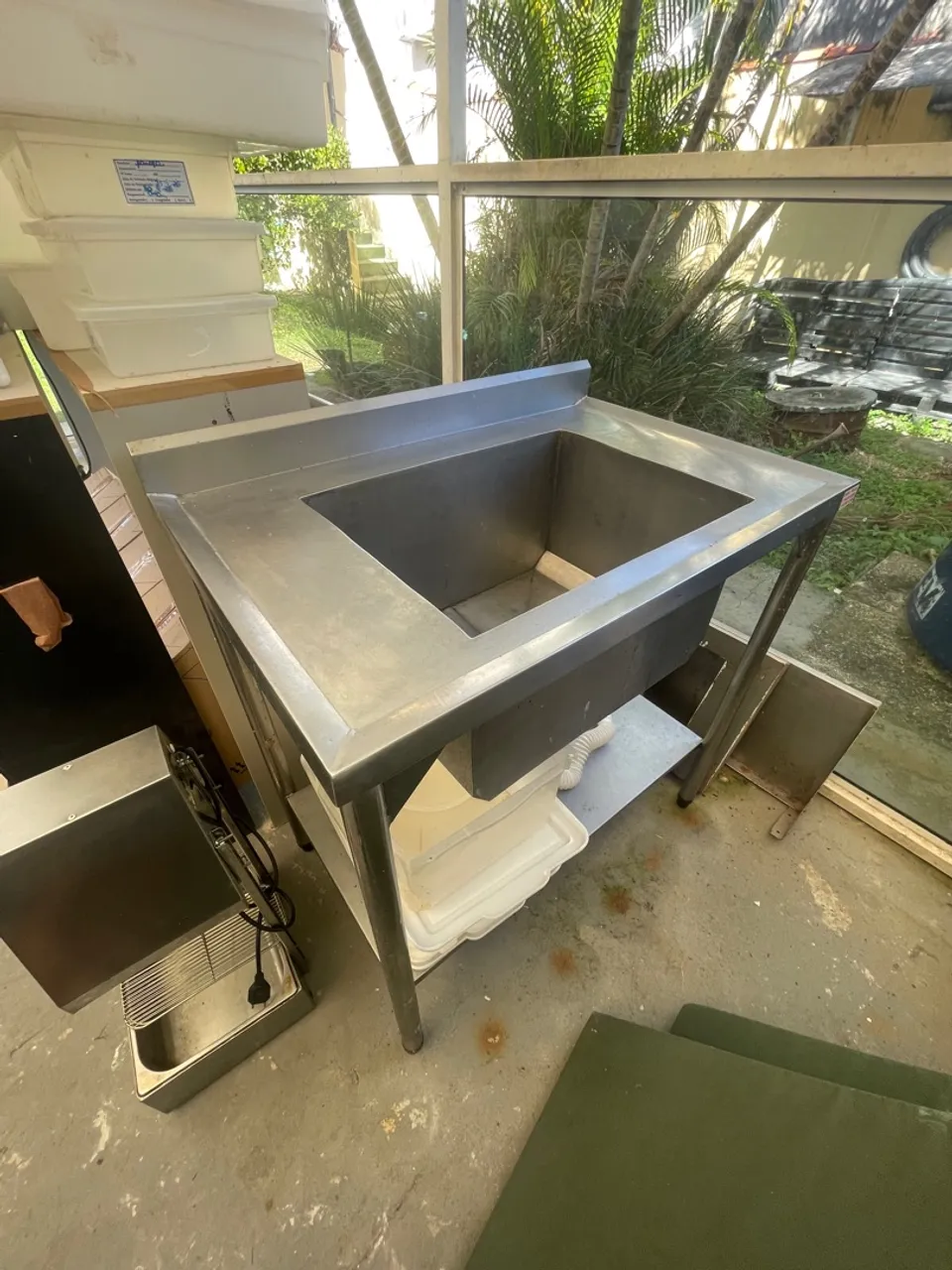 Pia Industrial em Aço Inox para Cozinha