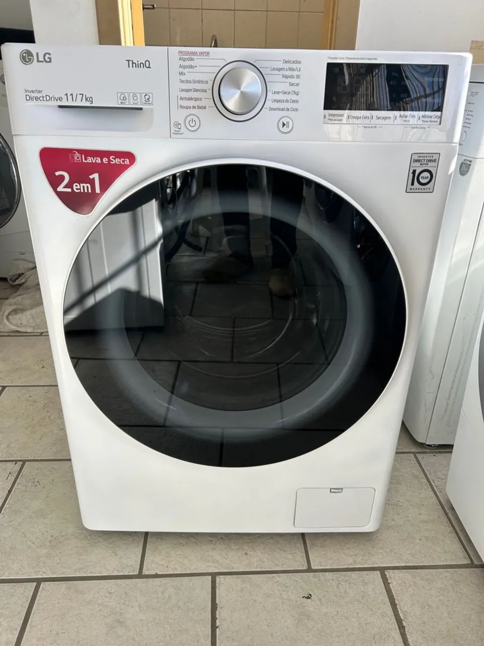 Lava e seca LG Direct Drive 11/7kg 220 volts  - Foto 6