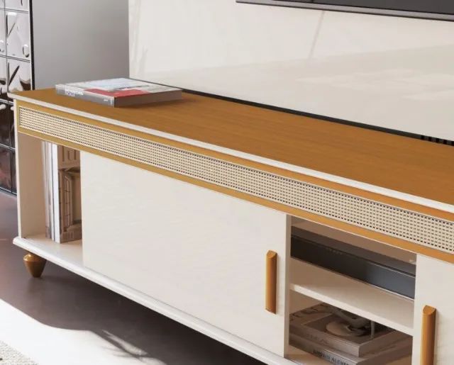 Painel Bliss + Rack Comodoro 2.18  100% MDF  -  Pronta Entrega!+ - Foto 2