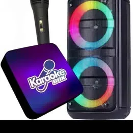 Aluga-se karaokê. Só o aparelho com os um microfone 100.0