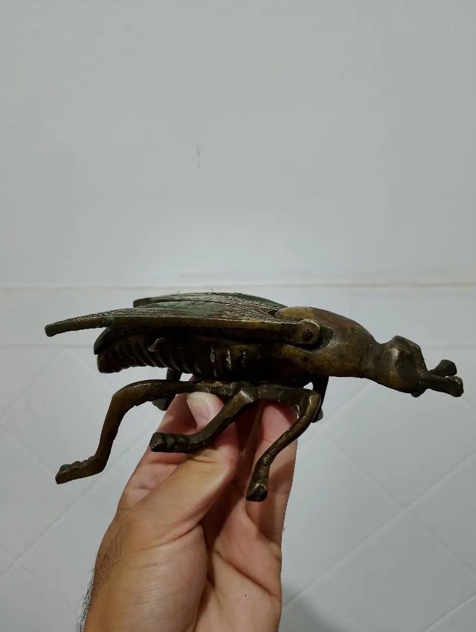 Vespa besouro de metal decoração de mesa 