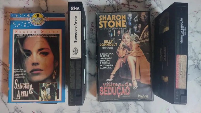 2 FITAS VHS SHARON STONE 