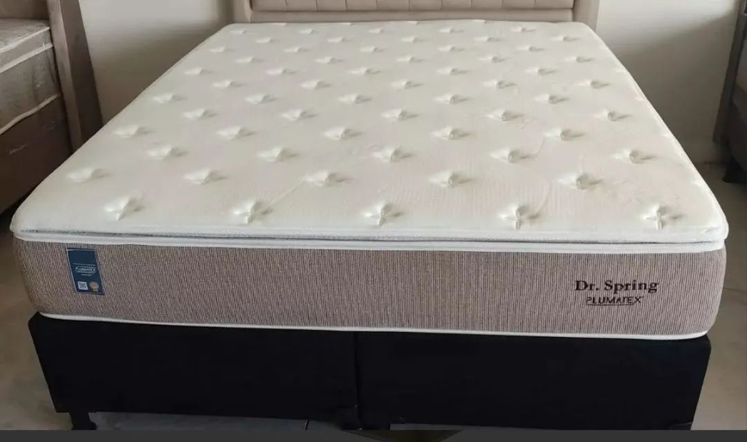 Conjunto Dr. Spring Plumatex queen size!!!!!