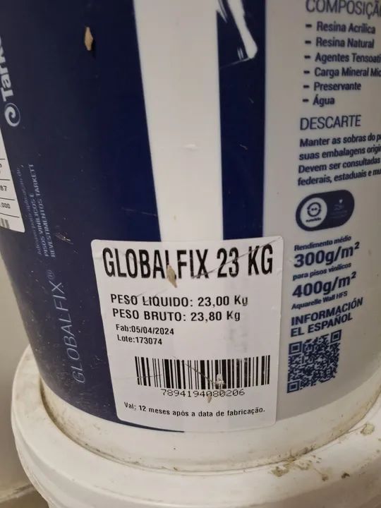 Adesivo para pisos vinílicos Globalfix 23kg - Foto 2