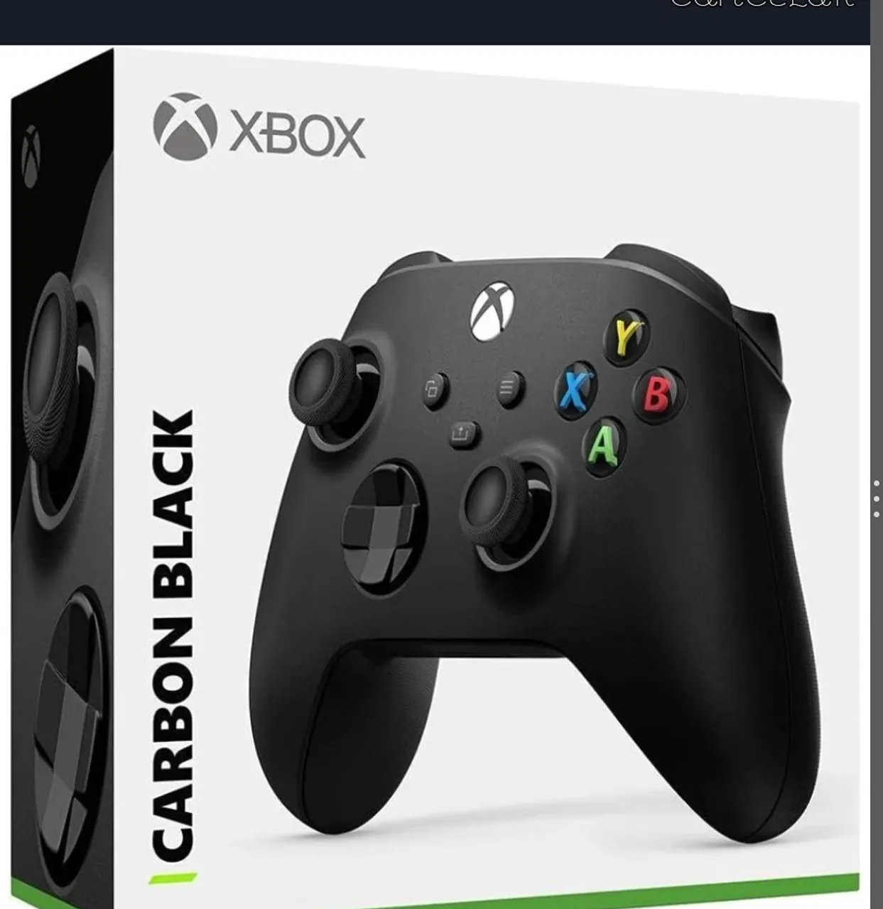 Controle Xbox Series X/S Carbon Black - Original