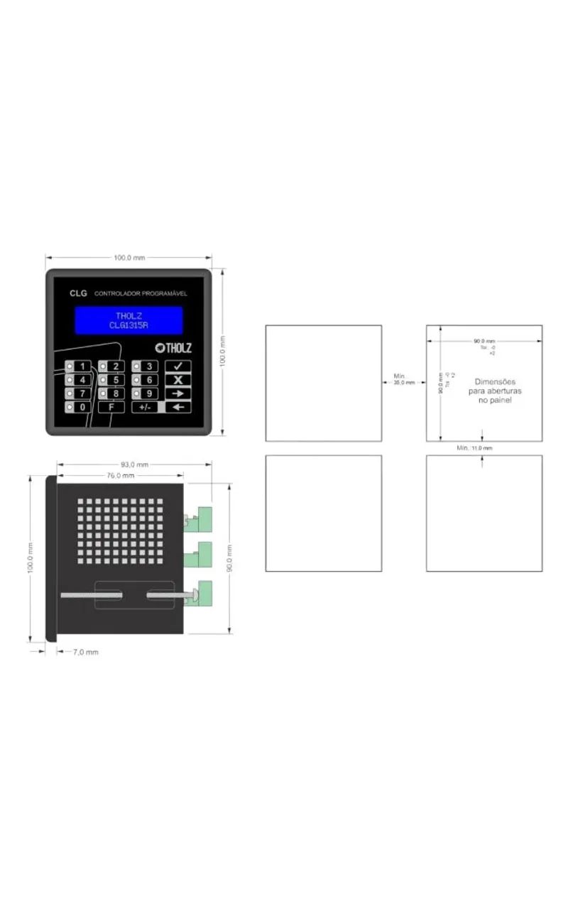  CLP THOLZ Controlador Programável CLG P752 - Foto 3