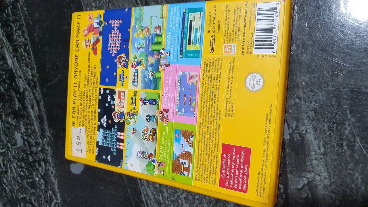 Jogo Super Mario Maker para Wii U, versão importada , Raro!   - Foto 3