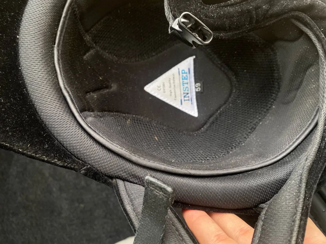 Capacete de Equitação Preto - Foto 4