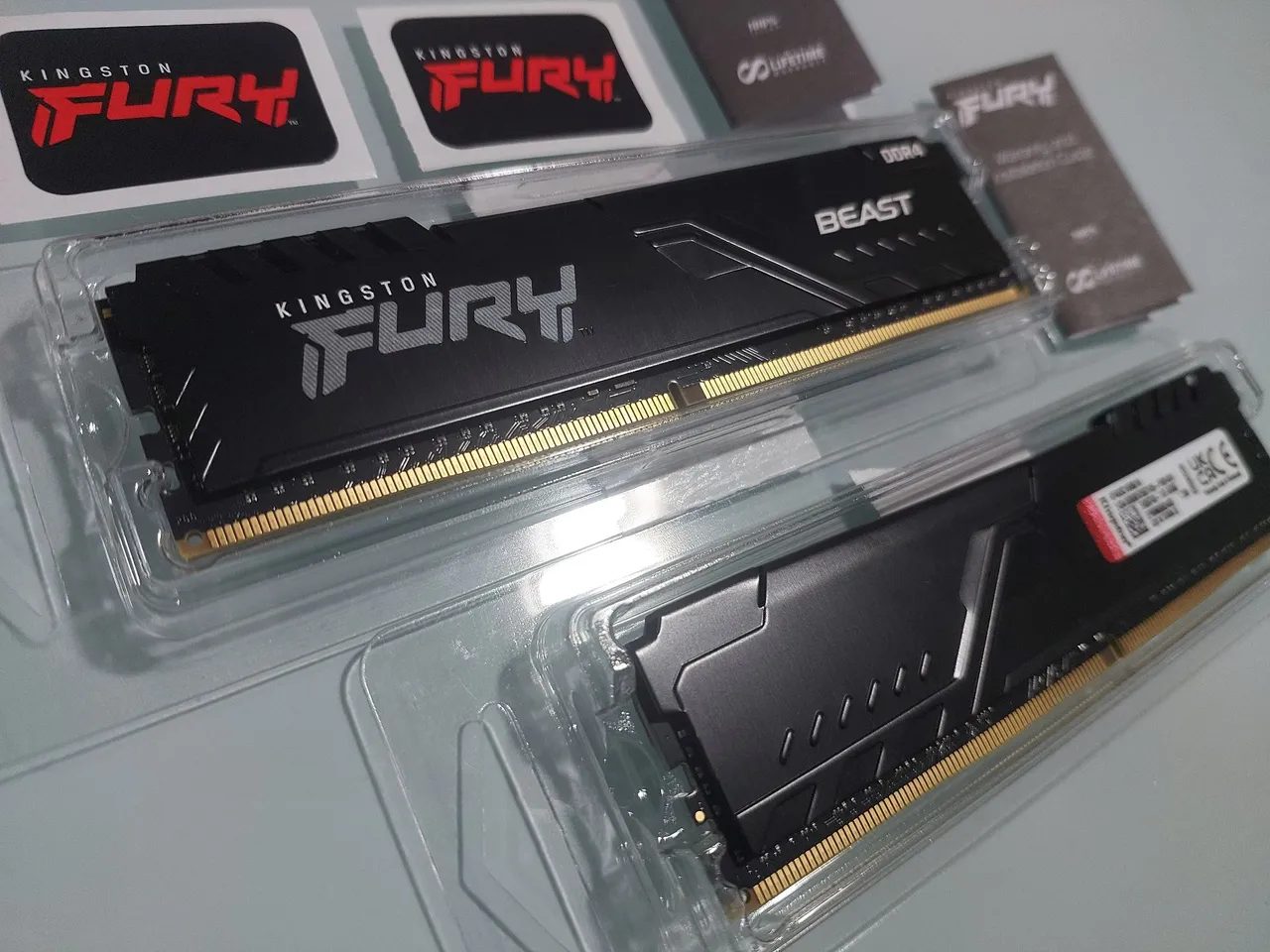 Memória RAM 32gb (2x16) 3200mbz Kingston - Na garantia 