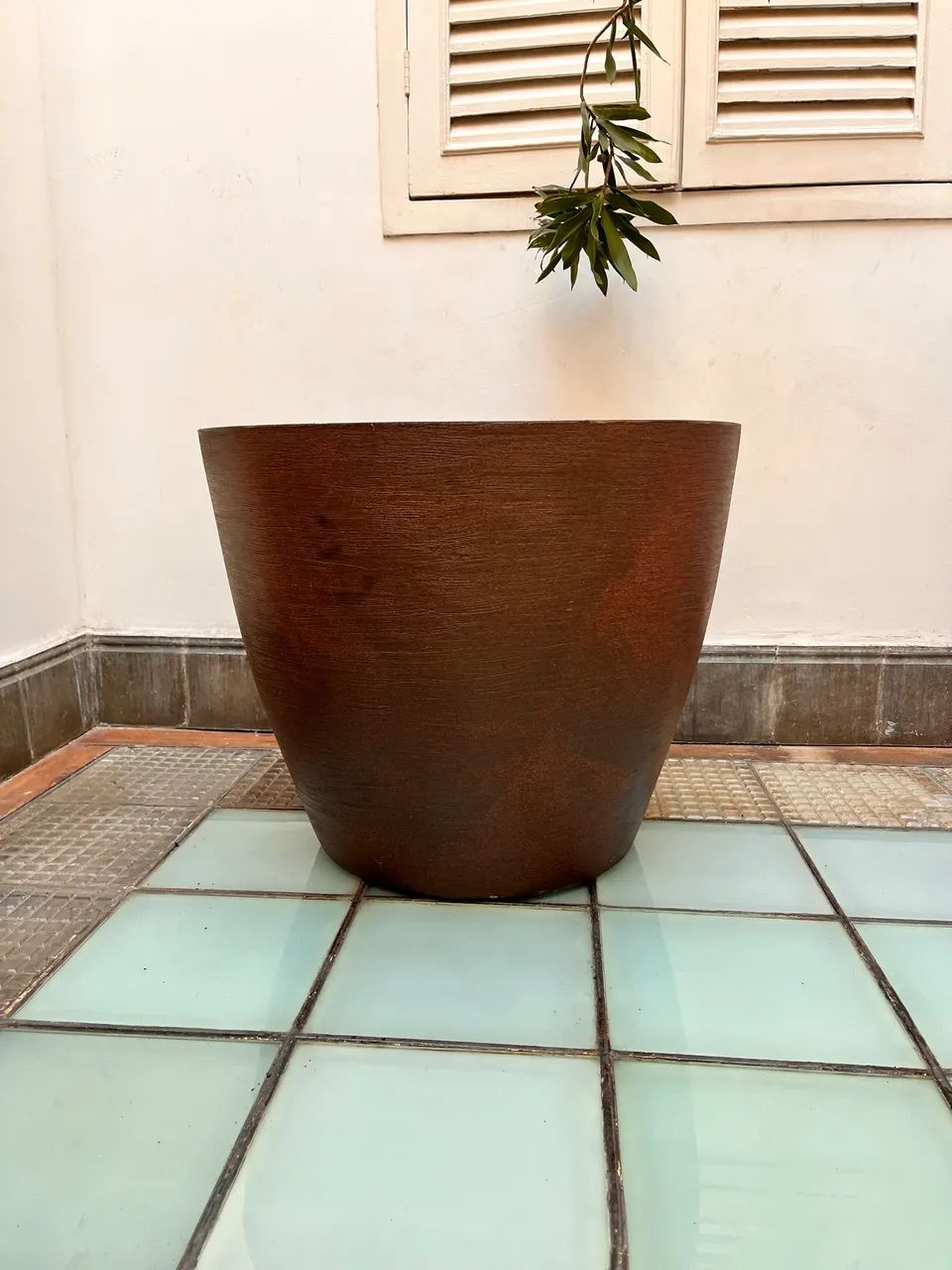 Vaso gigante 6 meses de uso
