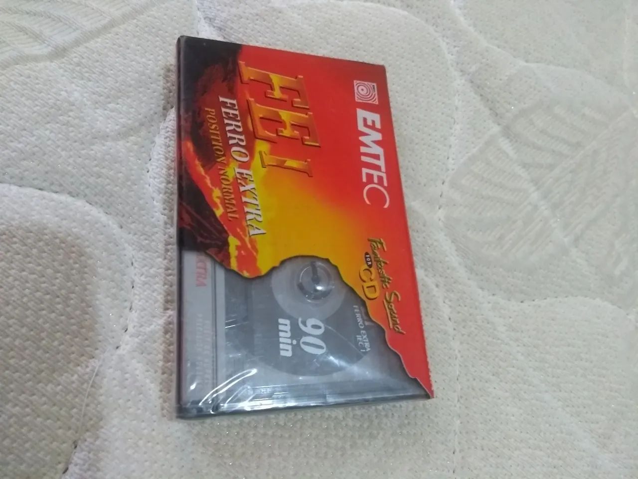 Fita Cassete Virgem EMTEC FE I Ferro Extra 90 min.