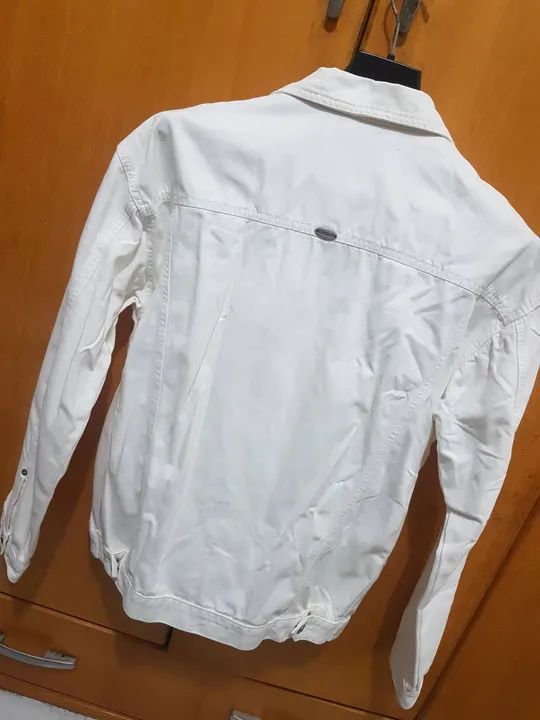 Jaqueta Jeans Branca Nitrogen - Foto 4