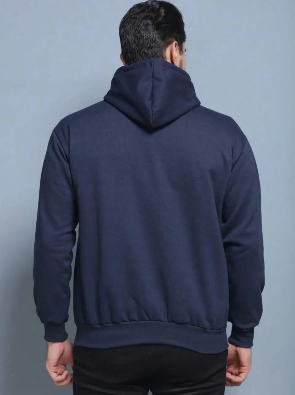 Moletom Azul com Zíper e Capuz  - Foto 2