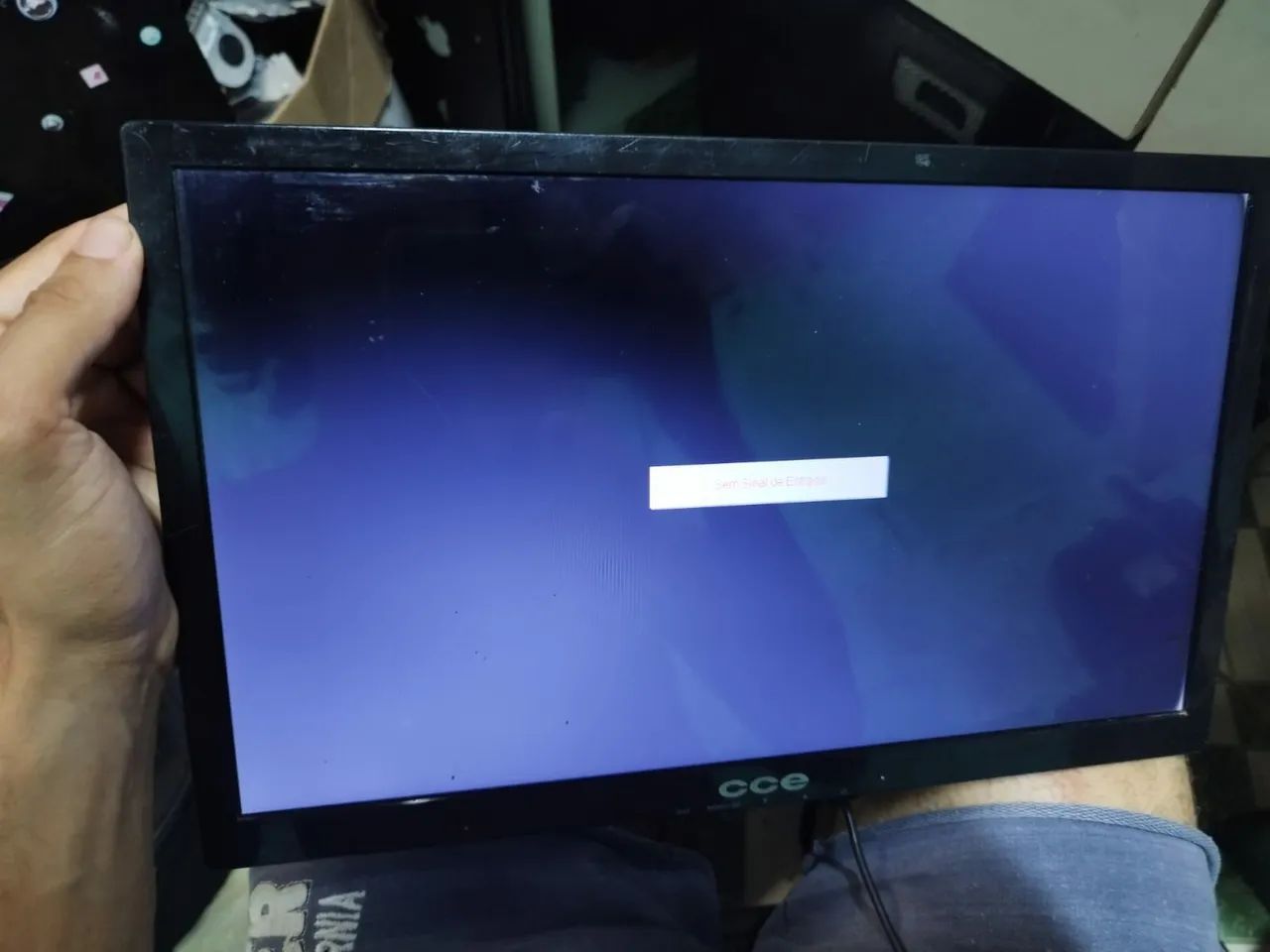 Monitor entrada hdmi funcionando perfeitamente<br>