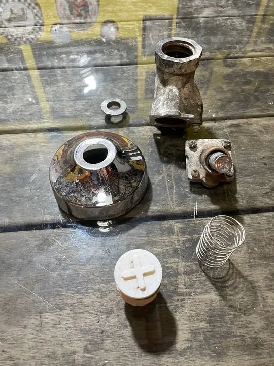 Válvula descarga em cobre  - Foto 2