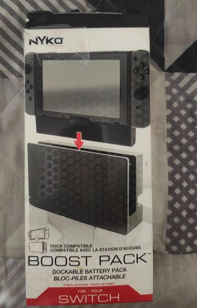 Boost Pack PowerBank Nyko Switch V1 e V2 Peças e - Main Image