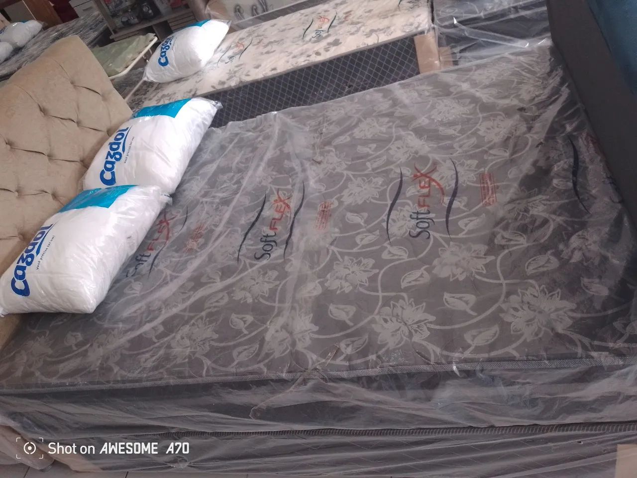 Cama Box Casal Softflex +Base CHAMAAA com entrega grátis 