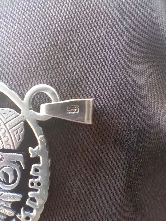 Antigo Pingente de Prata com Águia - Foto 3
